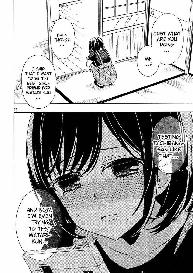 Watari-kun no xx ga Houkai Sunzen Chapter 41 page 22