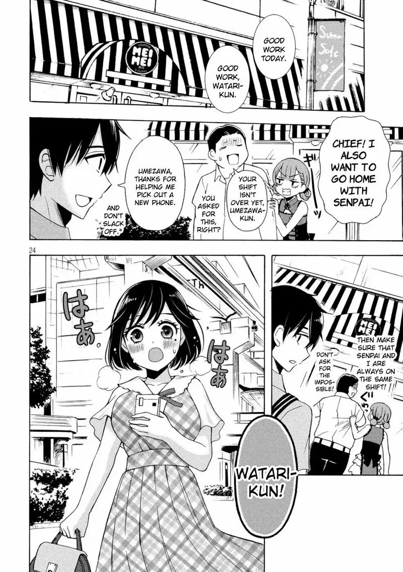Watari-kun no xx ga Houkai Sunzen Chapter 48 page 24