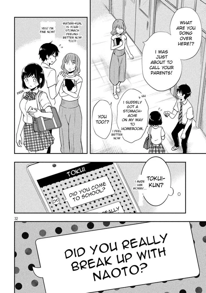Watari-kun no xx ga Houkai Sunzen Chapter 51 page 32