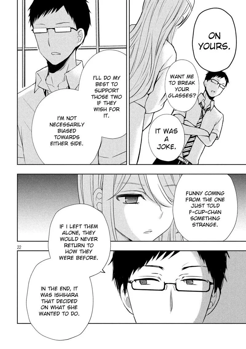 Watari-kun no xx ga Houkai Sunzen Chapter 52 page 22