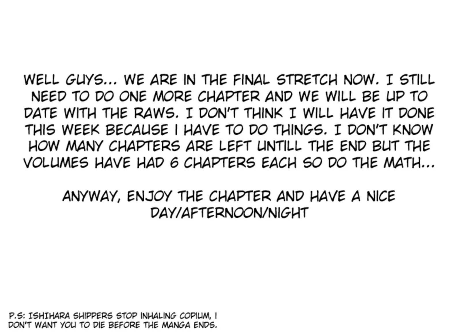 Watari-kun no xx ga Houkai Sunzen Chapter 83 page 33