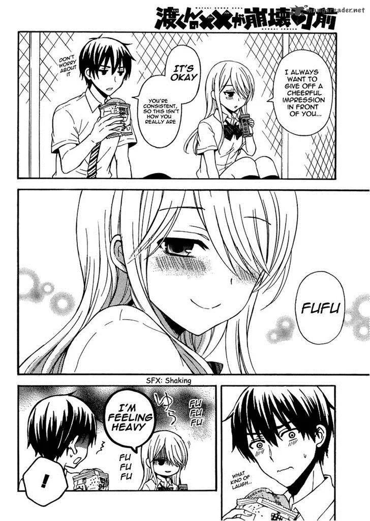 Watari-kun no xx ga Houkai Sunzen Chapter 9 page 12
