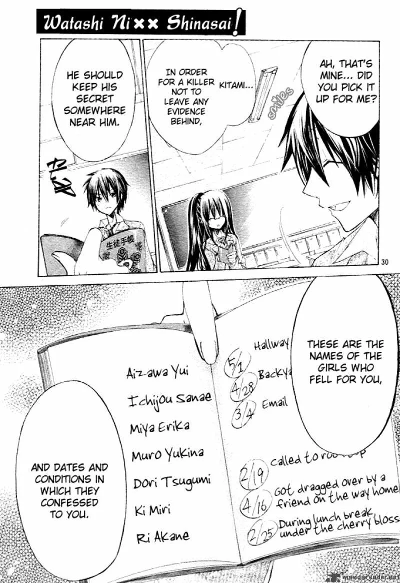 Watashi ni xx Shinasai! Chapter 1 page 30