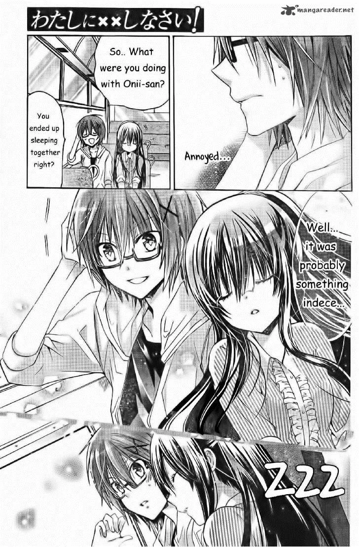 Watashi ni xx Shinasai! Chapter 55 page 20