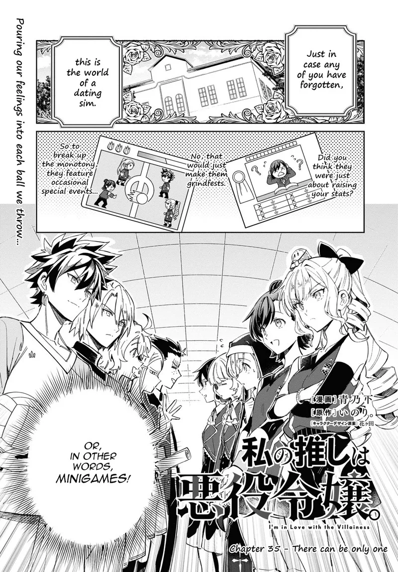 Watashi no Oshi wa Akuyaku Reijou. Chapter 35 page 4