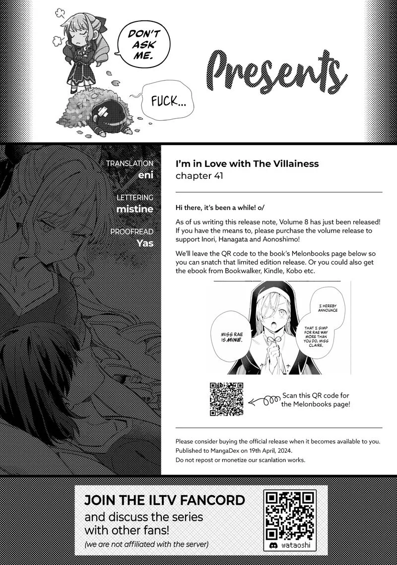 Watashi no Oshi wa Akuyaku Reijou. Chapter 41 page 31
