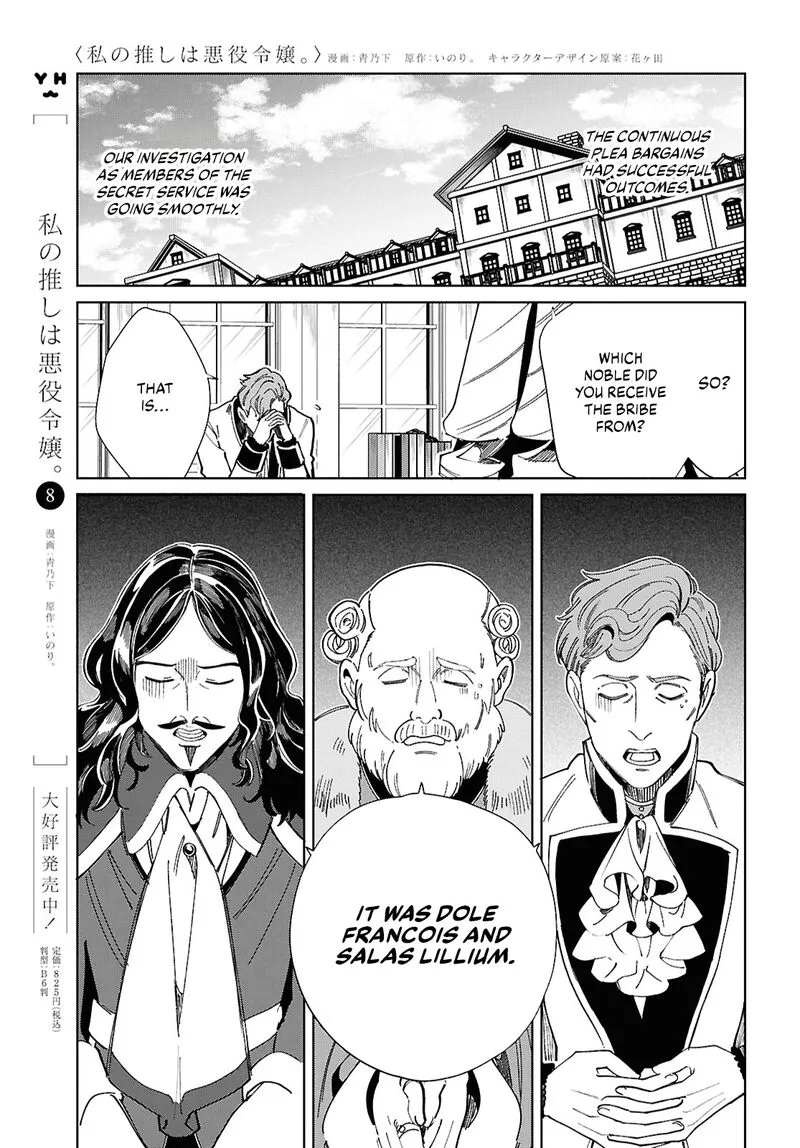 Watashi no Oshi wa Akuyaku Reijou. Chapter 45 page 3