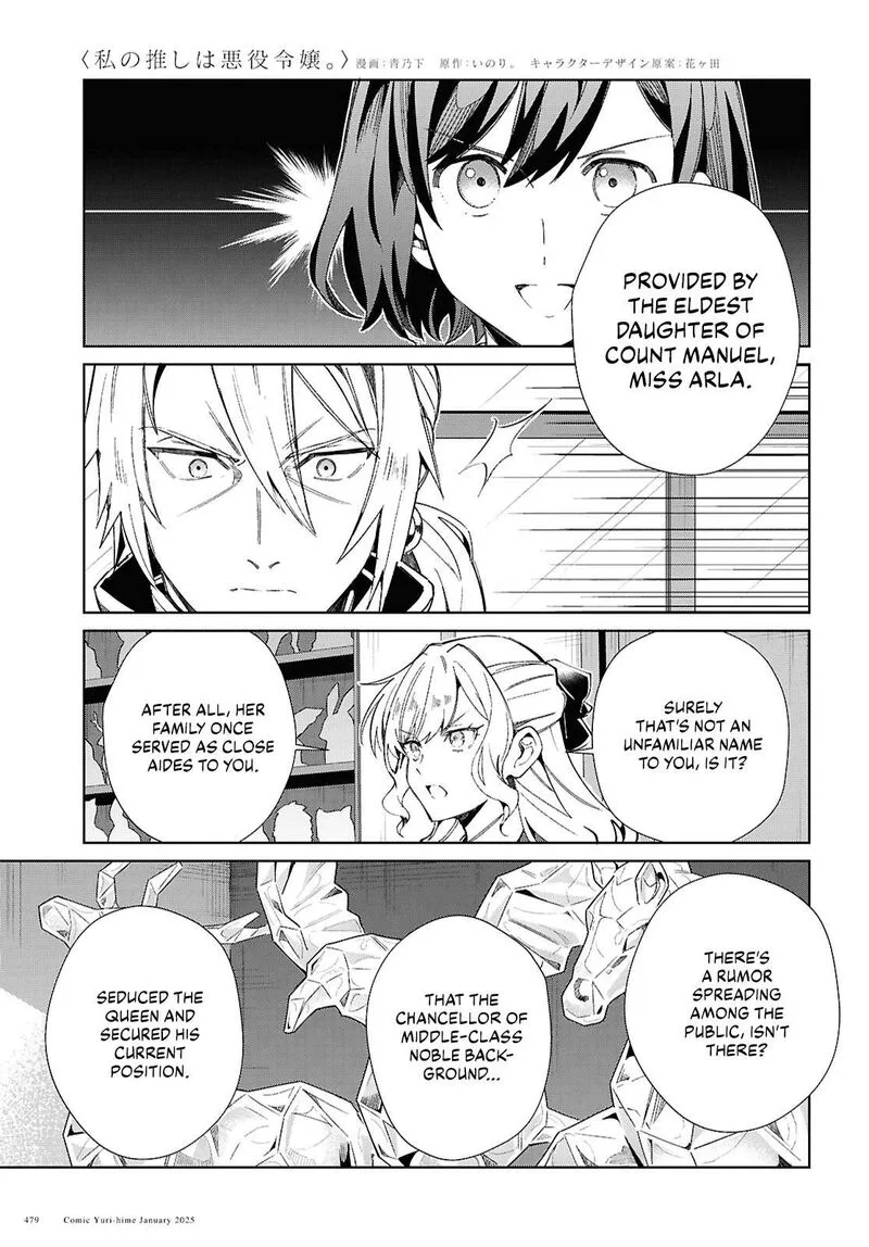 Watashi no Oshi wa Akuyaku Reijou. Chapter 47 page 22