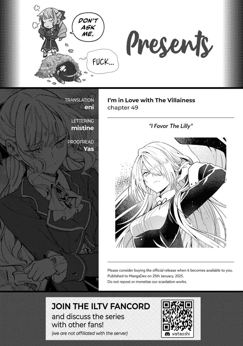 Watashi no Oshi wa Akuyaku Reijou. Chapter 49 page 33