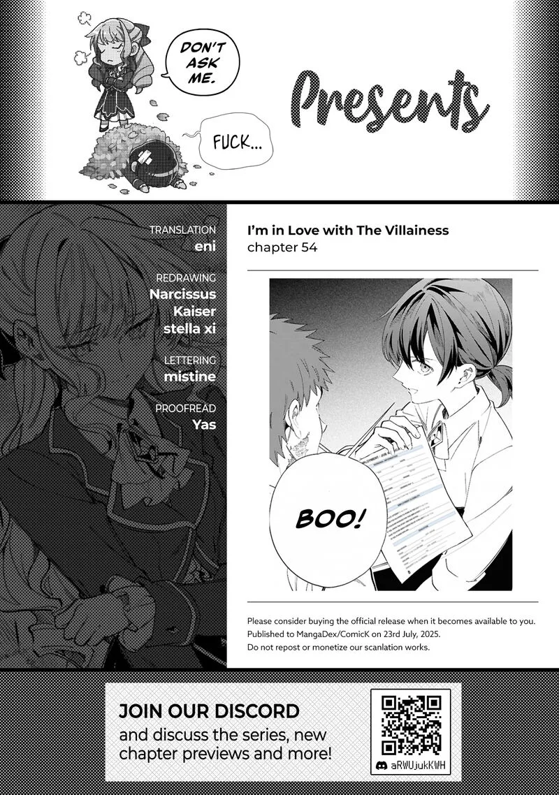 Watashi no Oshi wa Akuyaku Reijou. Chapter 54 page 45