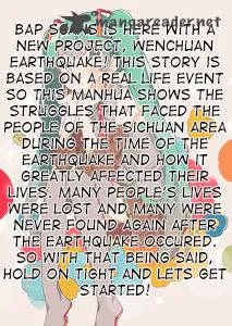 Wenchuan Earthquake Chapter 1 page 1