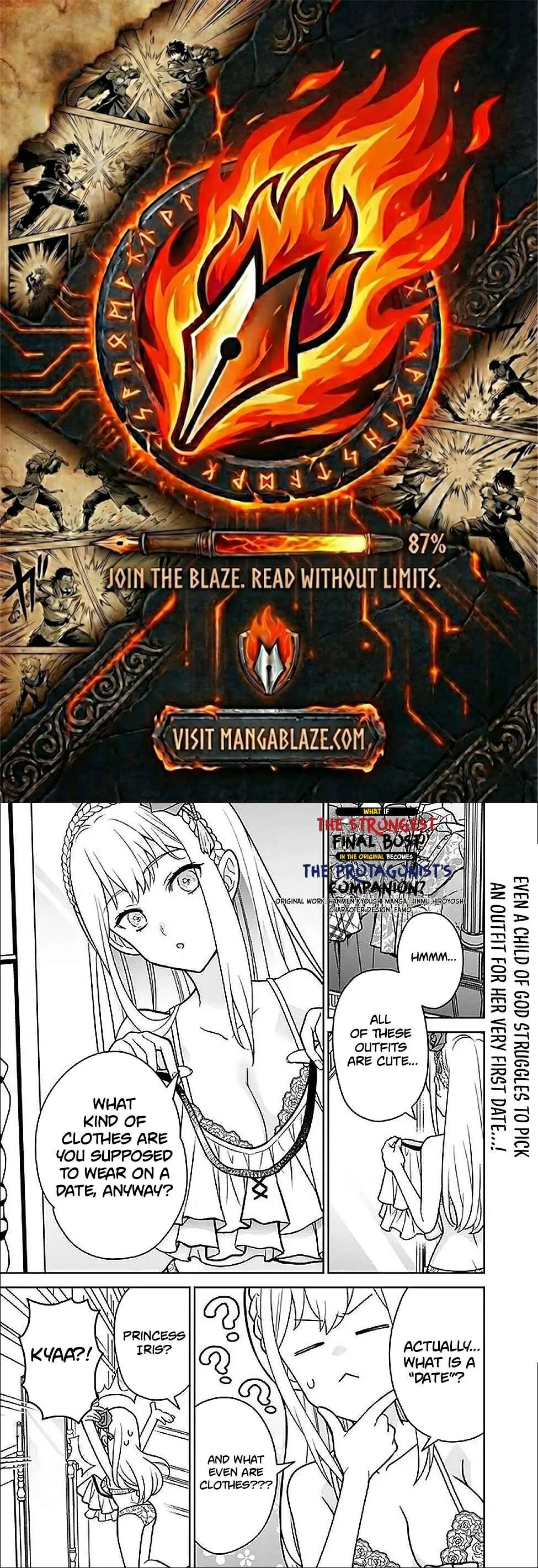 What if the strongest final boss in the original becomes a companion of the main character? Chapter 7 page 1