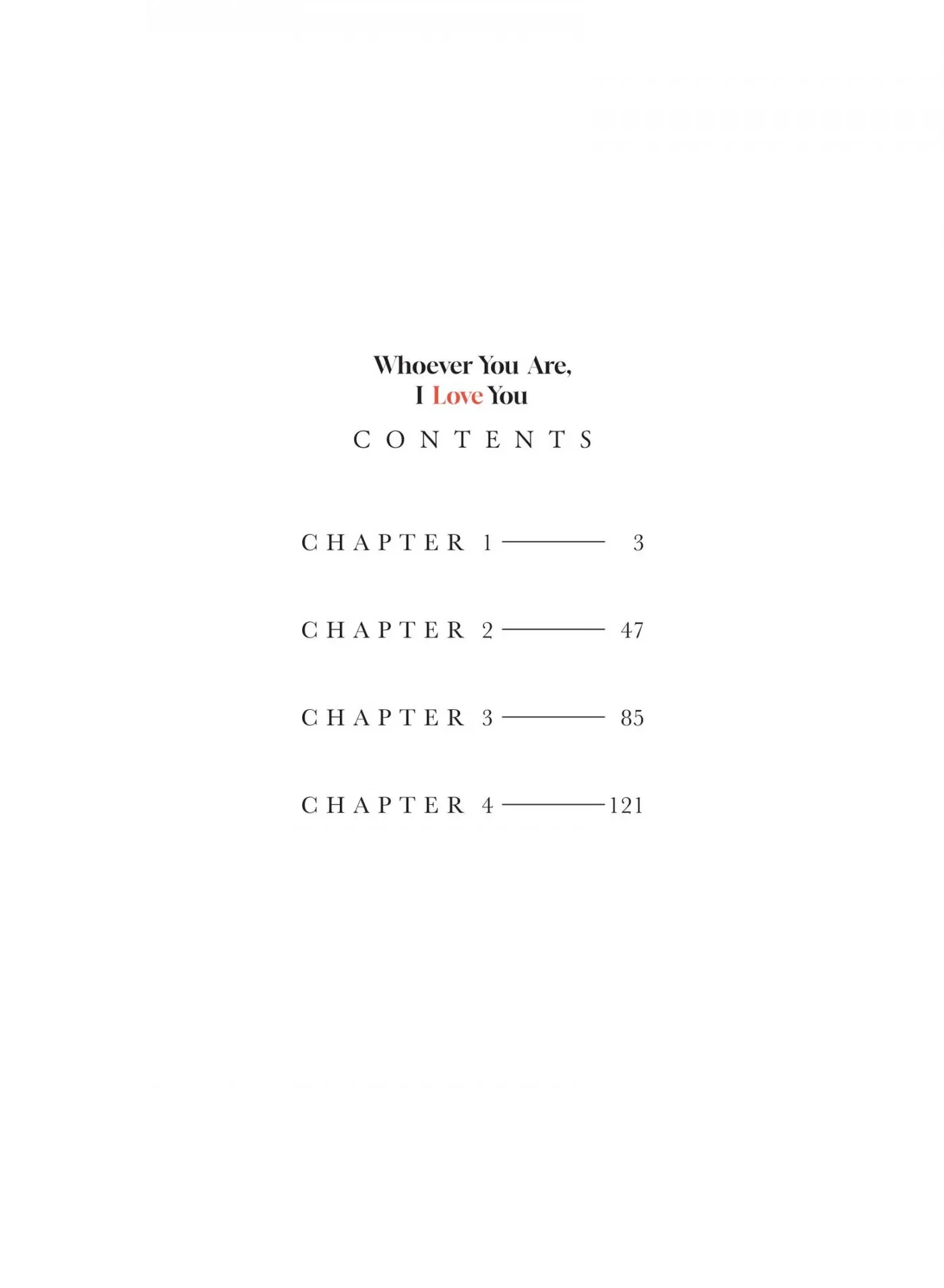 Whoever You Are, I Love You Chapter 0 page 4