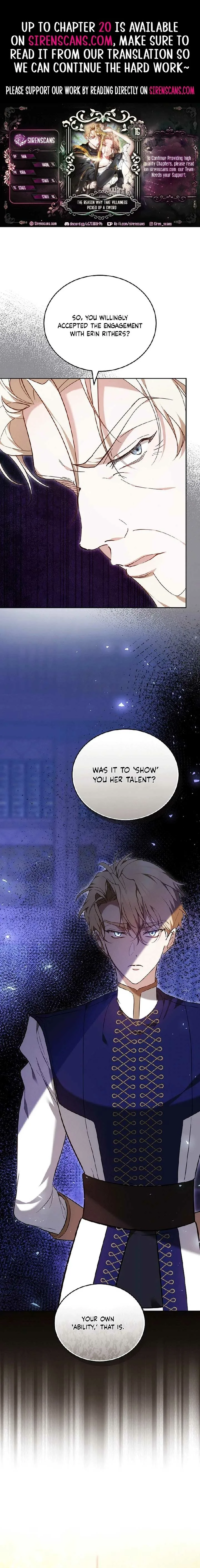 Why the Villainess Wields the Sword Chapter 16 page 1