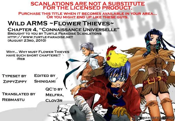 Wild Arms Flower Thieves Chapter 4 page 22