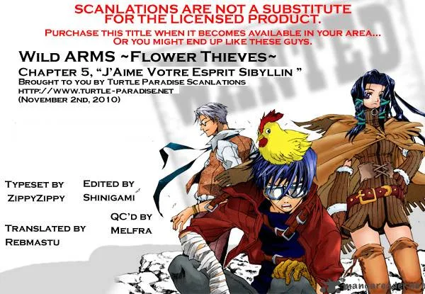 Wild Arms Flower Thieves Chapter 5 page 17