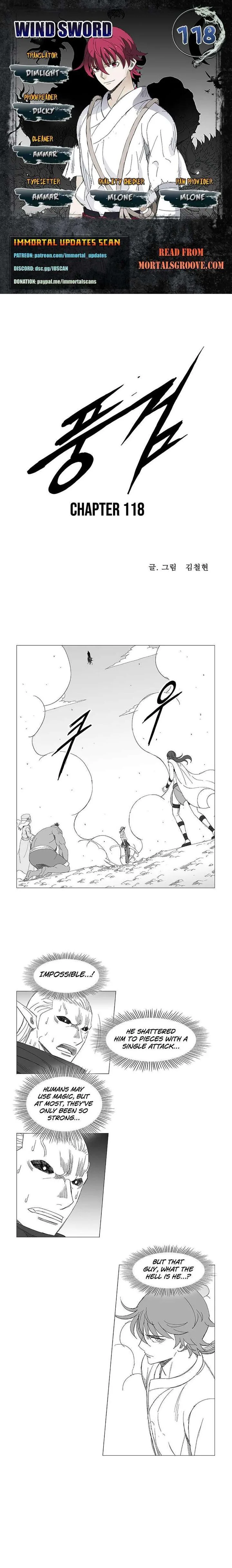 Wind Sword Chapter 118 page 1