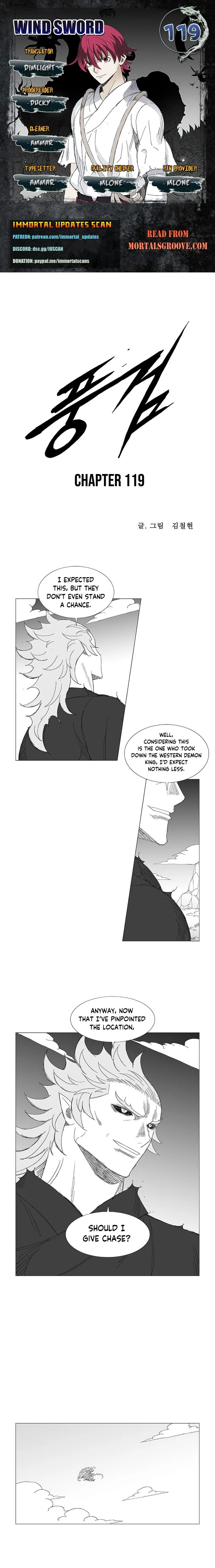 Wind Sword Chapter 119 page 1