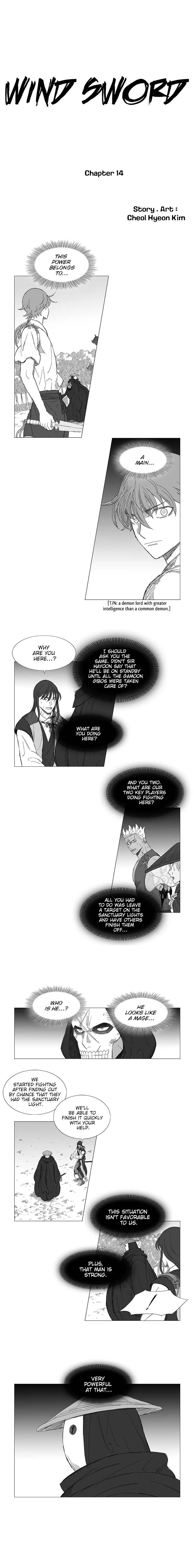 Wind Sword Chapter 14 page 1
