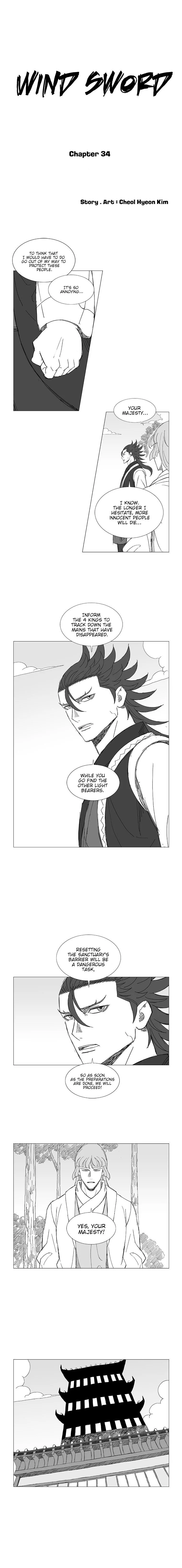 Wind Sword Chapter 34 page 1