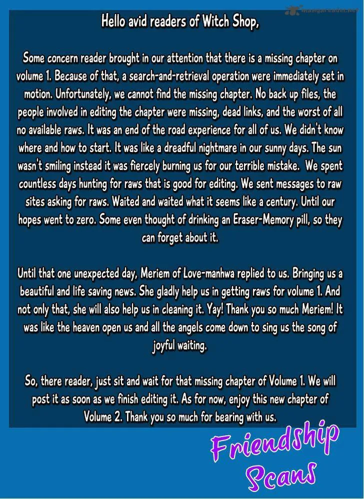 Witch Shop Chapter 7 page 1