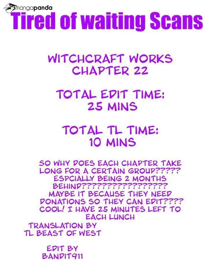 Witchcraft Works Chapter 22 page 20