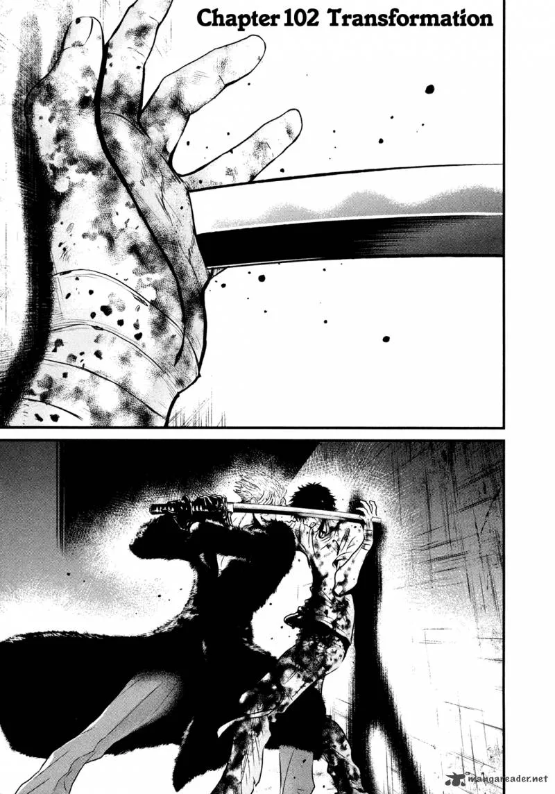 Wolf Guy Ookami no Monshou Chapter 102 page 1