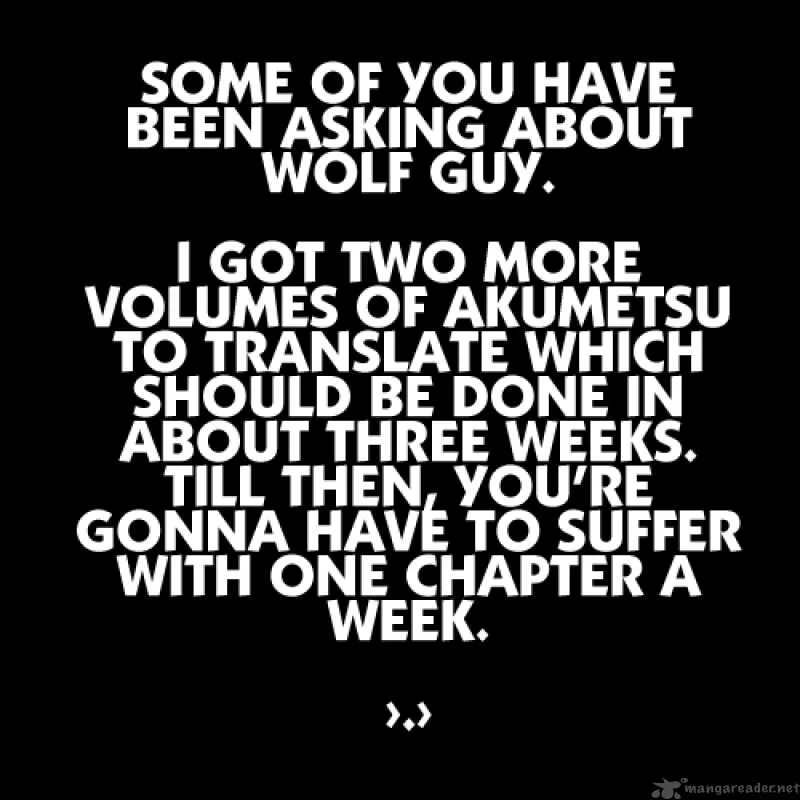 Wolf Guy Ookami no Monshou Chapter 14 page 1