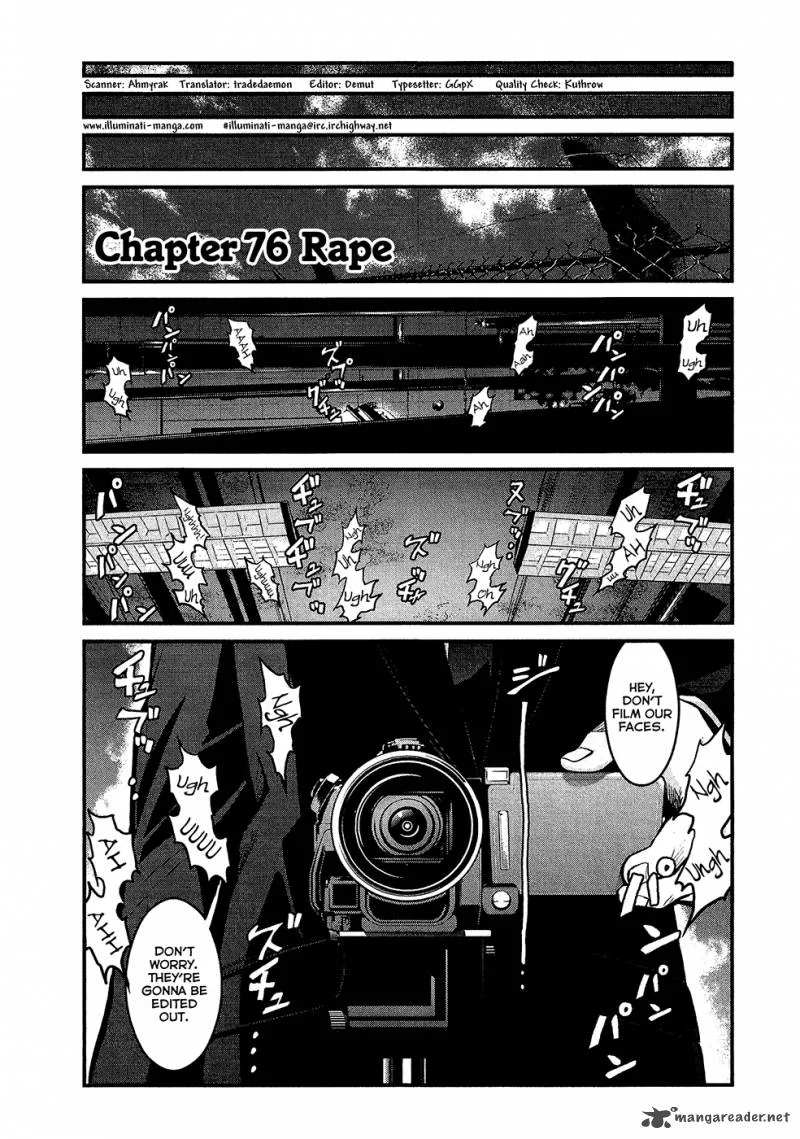 Wolf Guy Ookami no Monshou Chapter 76 page 1