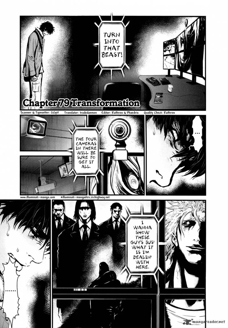 Wolf Guy Ookami no Monshou Chapter 79 page 1