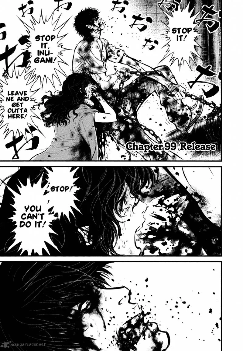 Wolf Guy Ookami no Monshou Chapter 99 page 1