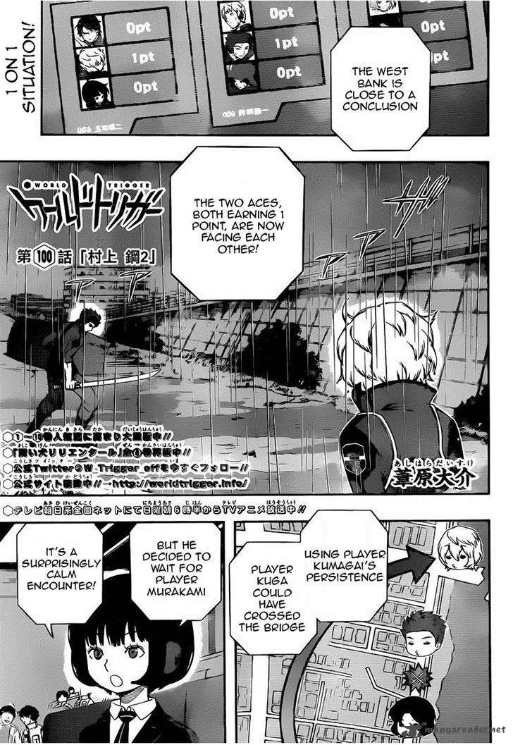 World Trigger Chapter 100 page 1