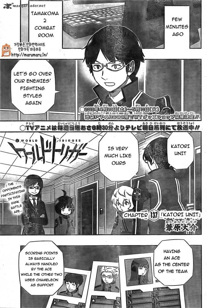 World Trigger Chapter 137 page 1