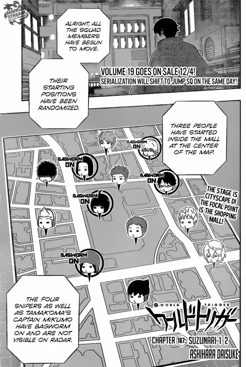 World Trigger Chapter 167 page 1
