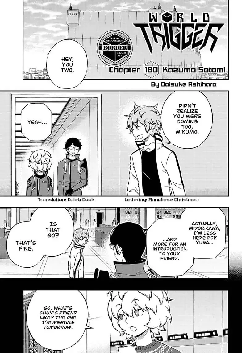 World Trigger Chapter 180 page 1