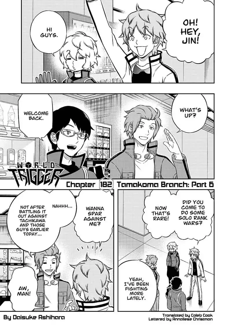World Trigger Chapter 182 page 1