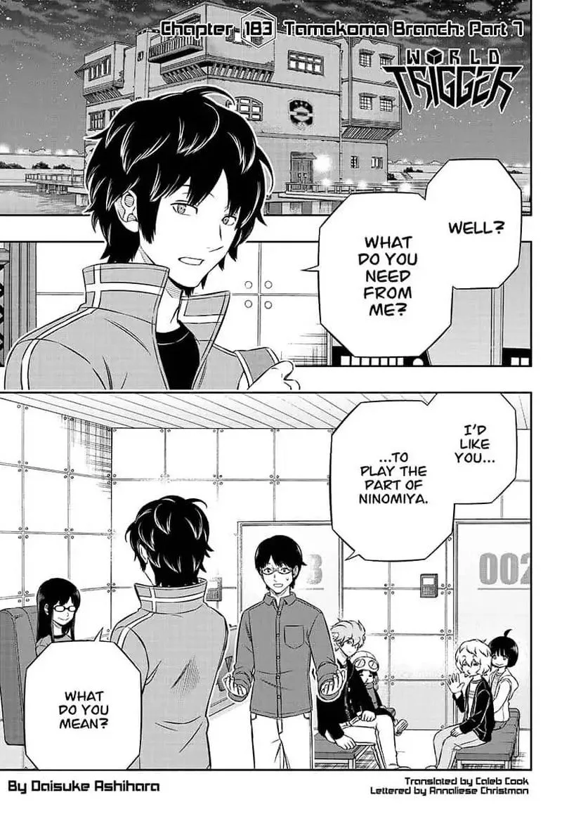 World Trigger Chapter 183 page 1