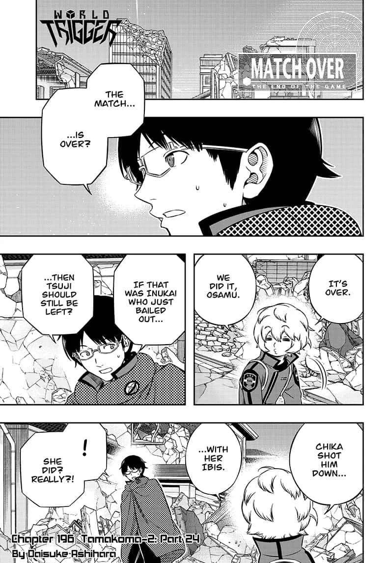 World Trigger Chapter 196 page 1