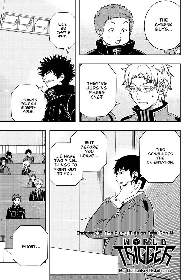 World Trigger Chapter 206 page 1