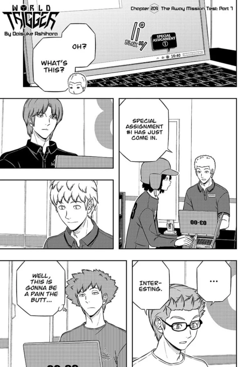 World Trigger Chapter 209 page 1