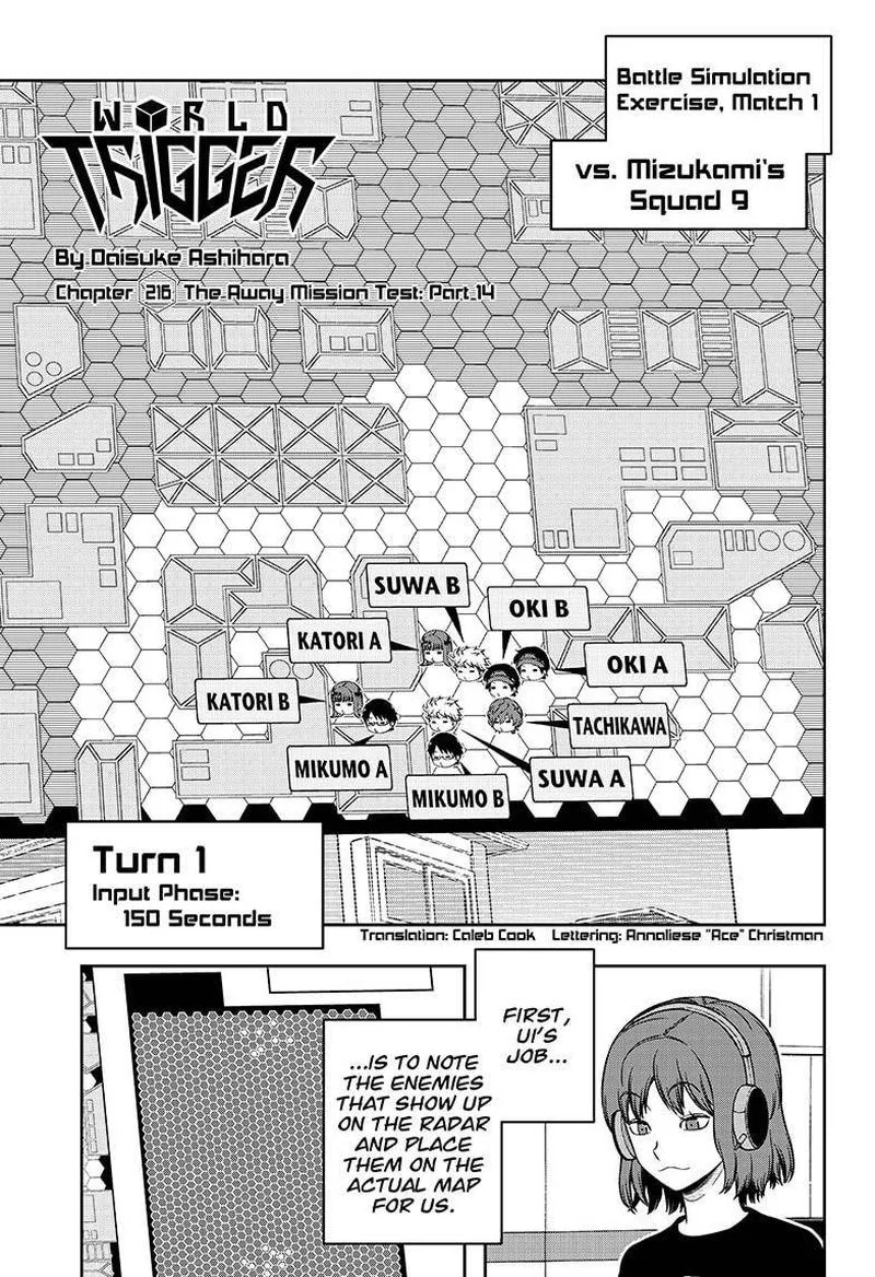 World Trigger Chapter 216 page 1