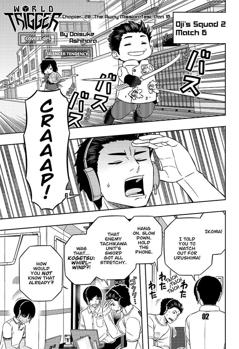 World Trigger Chapter 218 page 1