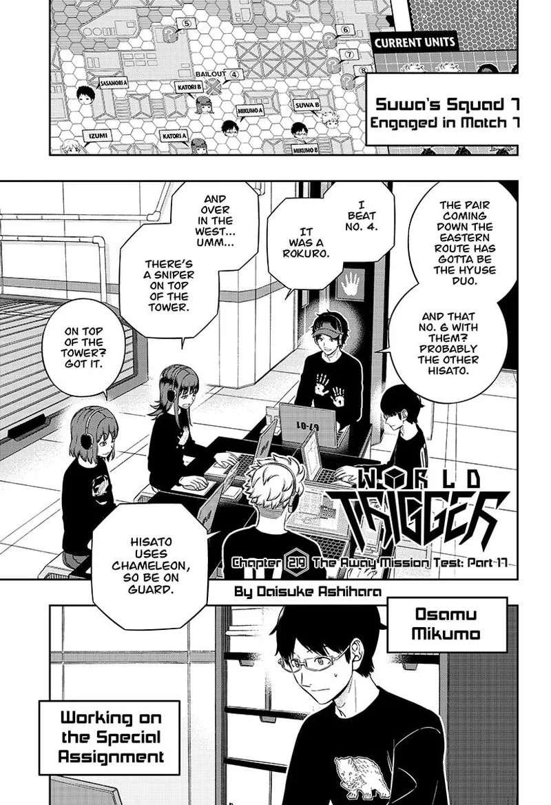 World Trigger Chapter 219 page 1