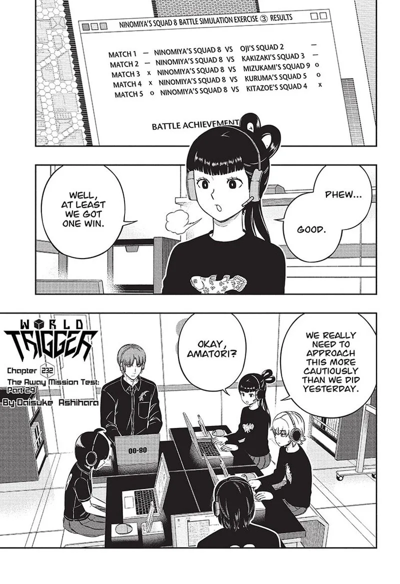 World Trigger Chapter 232 page 1