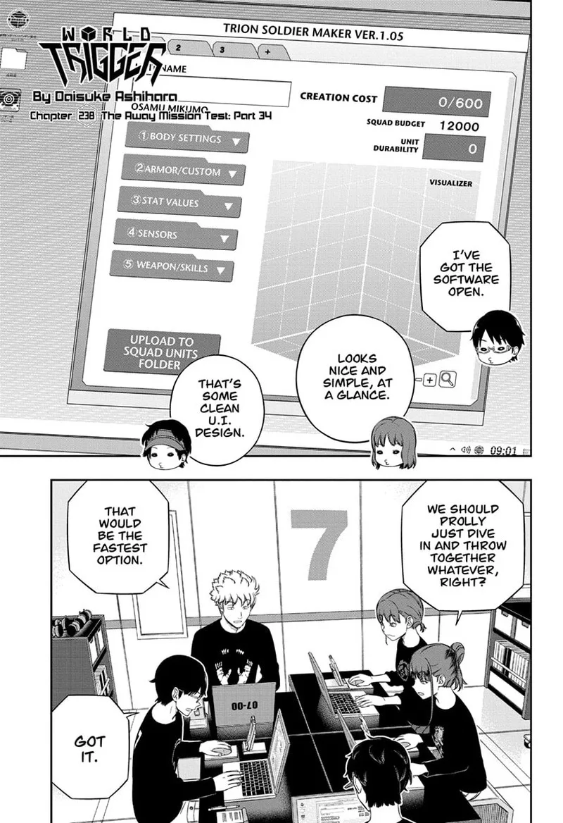 World Trigger Chapter 238 page 1