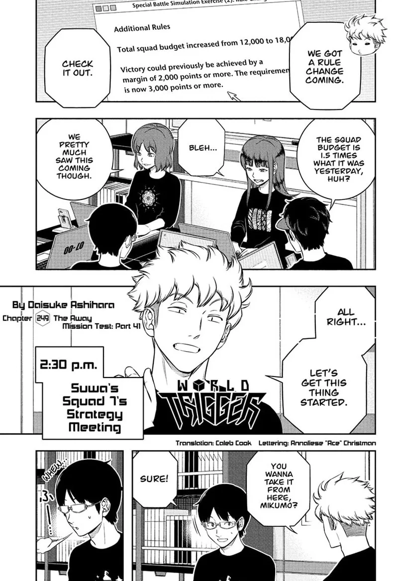 World Trigger Chapter 249 page 1