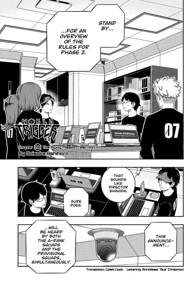 World Trigger Chapter 256 page 1