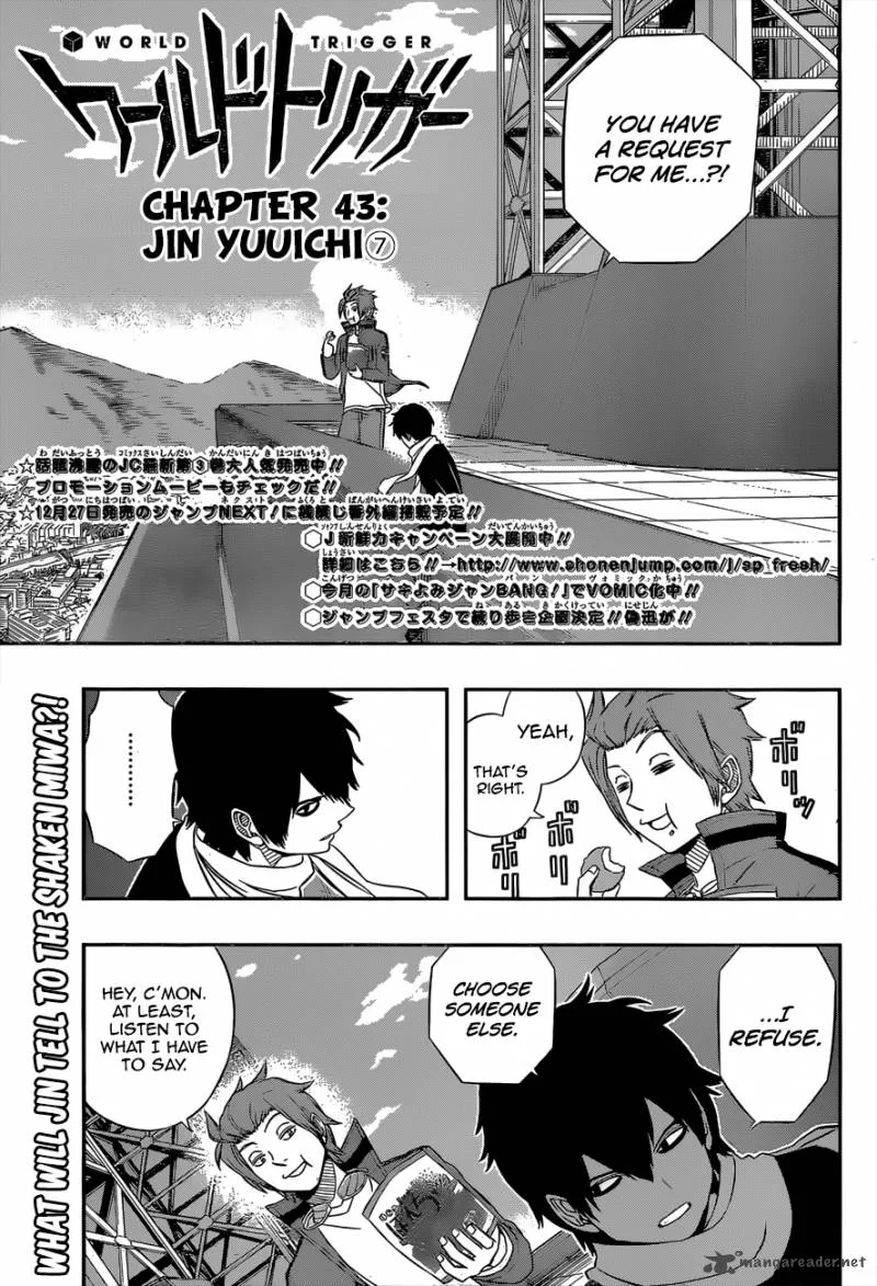 World Trigger Chapter 43 page 1