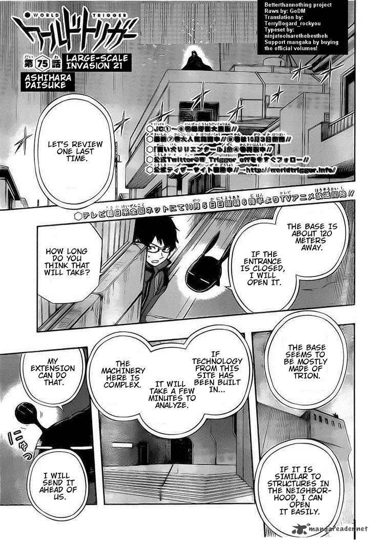 World Trigger Chapter 75 page 1