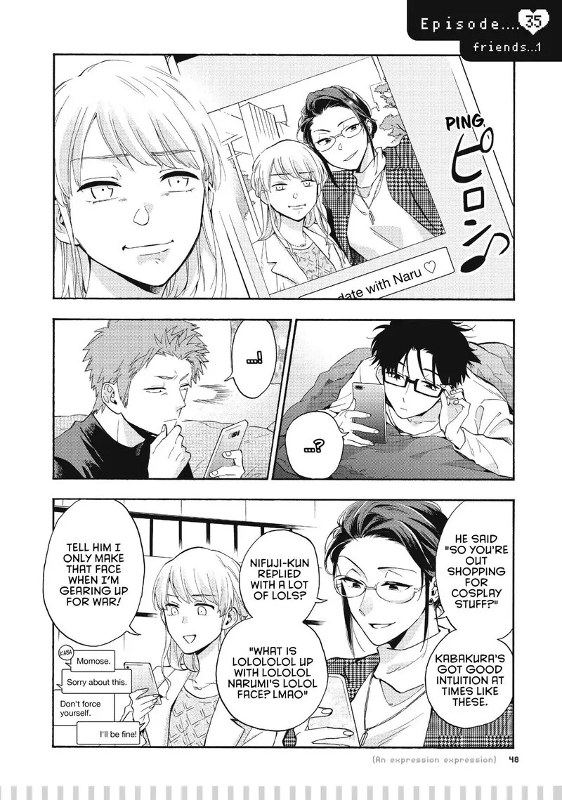 Wotaku ni Koi wa Muzukashii Chapter 35 page 1